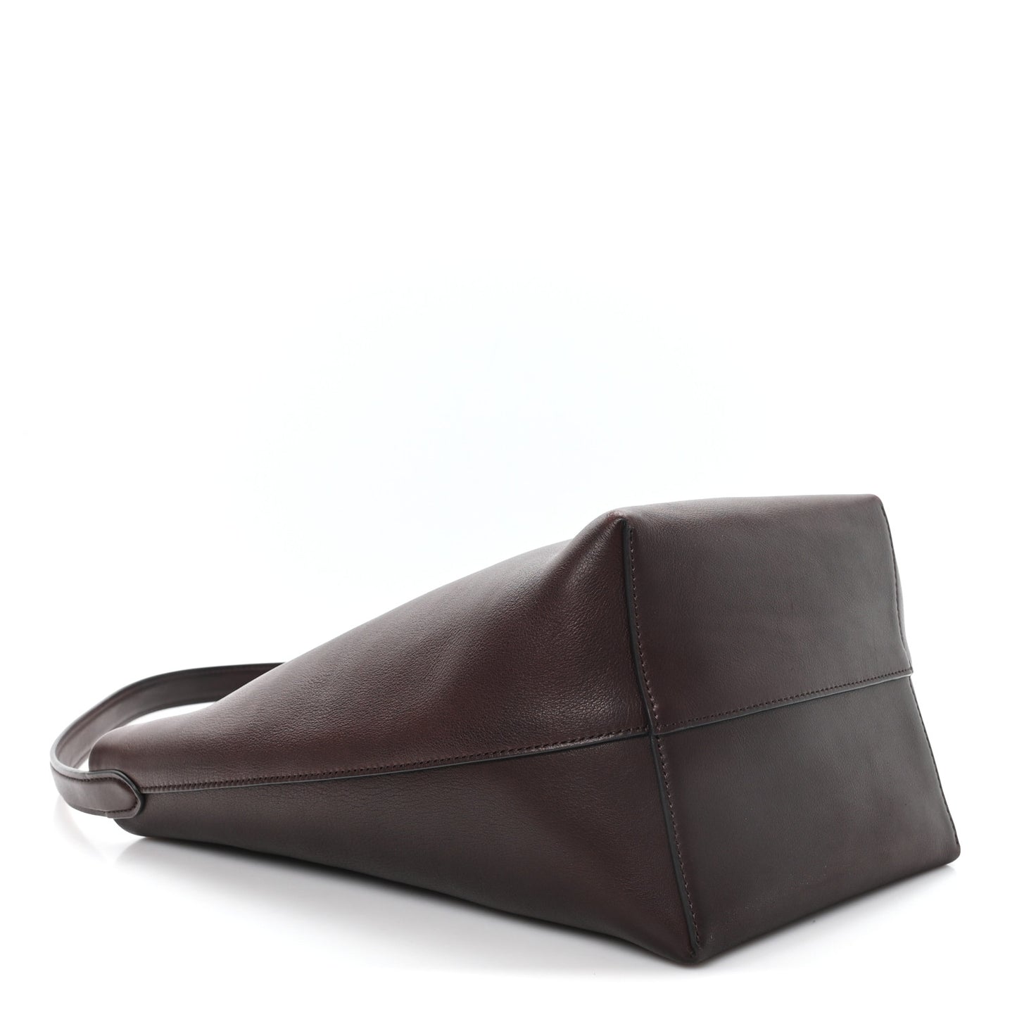 Polished Saddle Calfskin Medium N/S Park Tote Chestnut