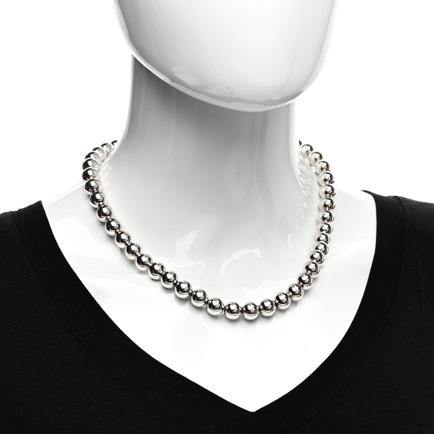 Sterling Silver 10mm Hardwear Ball Necklace