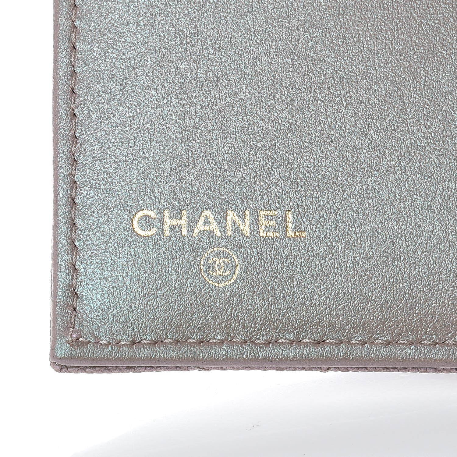 Chanel Iridescent Caviar Quilted Small Flap Wallet Beige 6 of 9