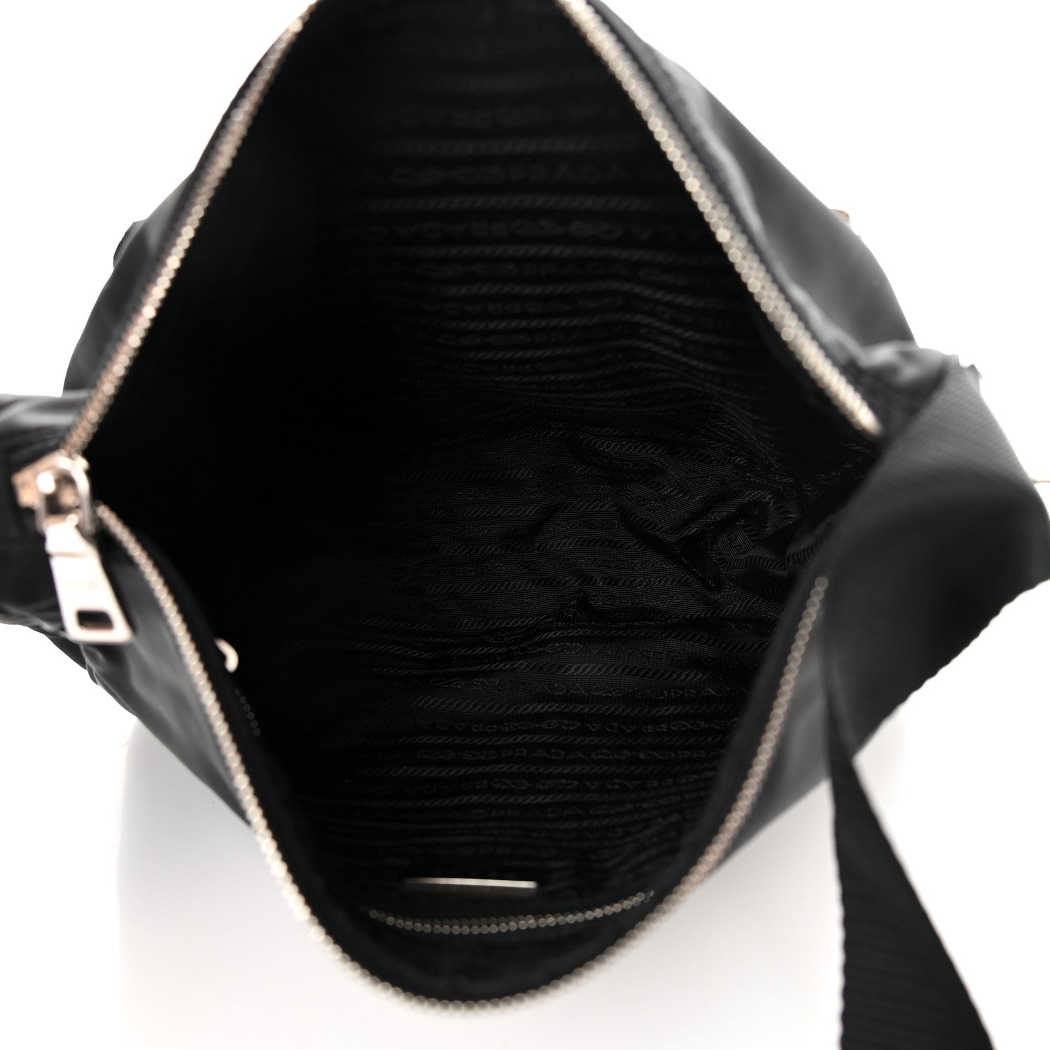Prada Nylon Crossbody Bag Black 6 of 12