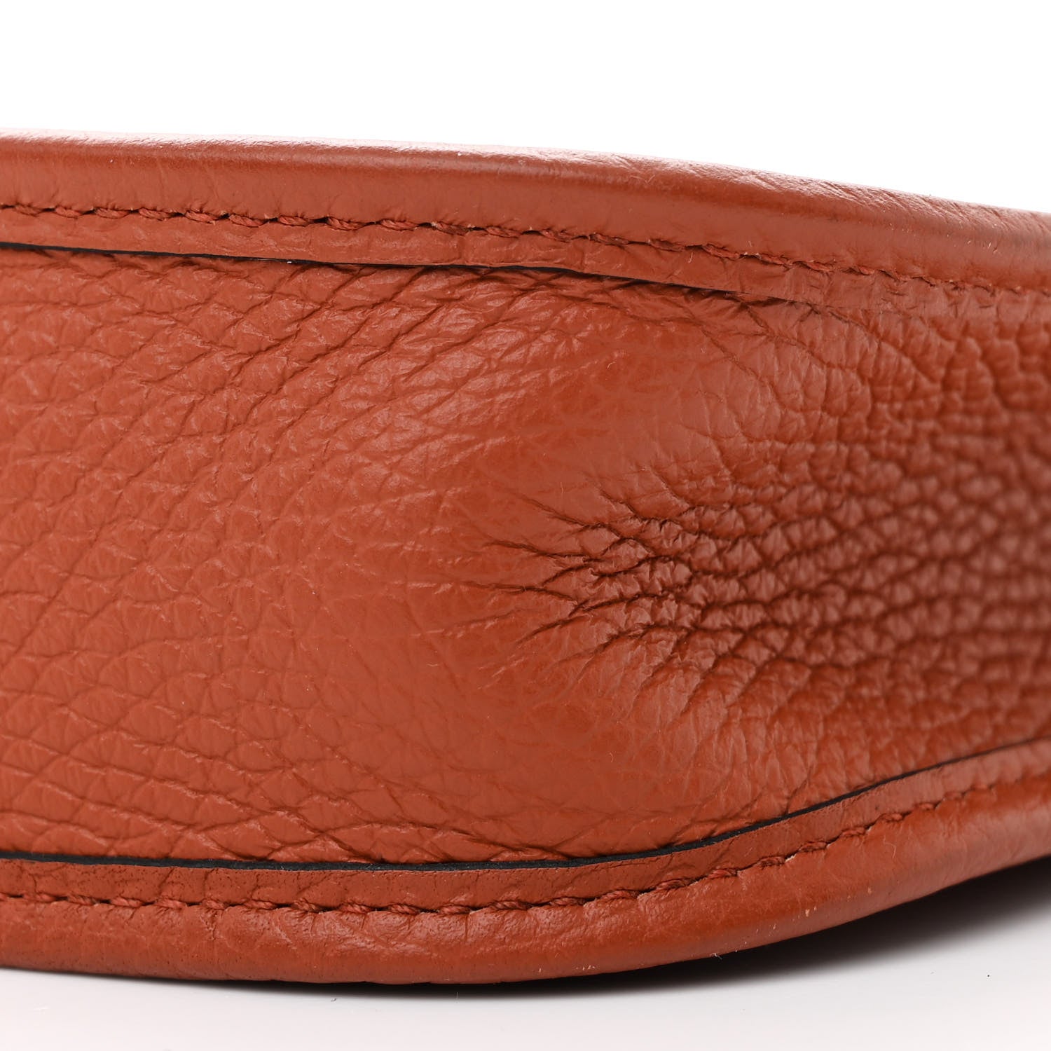 Hermes Taurillon Clemence Maxi Quadrille Evelyne TPM Cuivre Chai Nata Bleu Brume 10 of 11