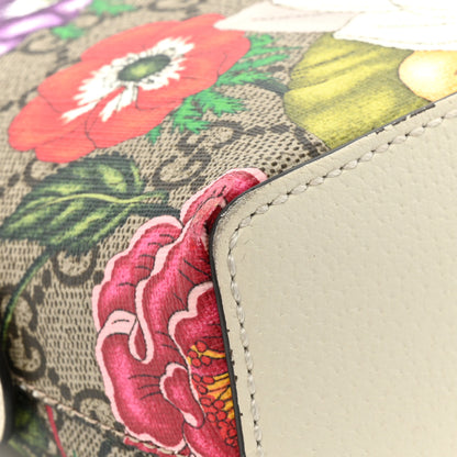 Gucci GG Supreme Monogram Flora Web GG Small Ophidia Dome Shoulder Bag White 10 of 16