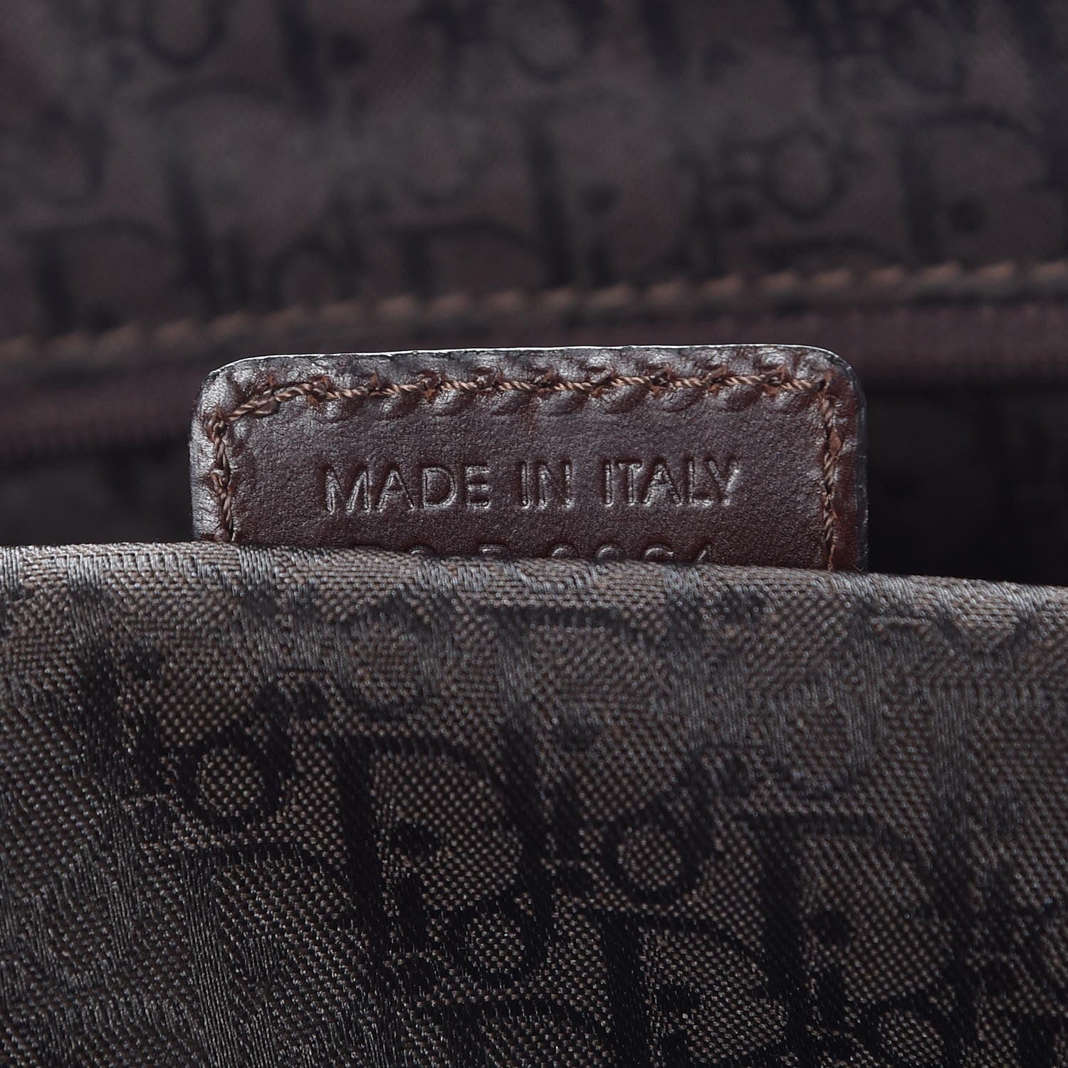 Christian Dior Calfskin Hardcore Pierced Shoulder Bag Brown 7 of 9