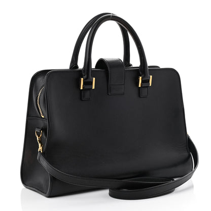 Saint Laurent Smooth Calfskin Small Monogram Cabas Black 3 of 10