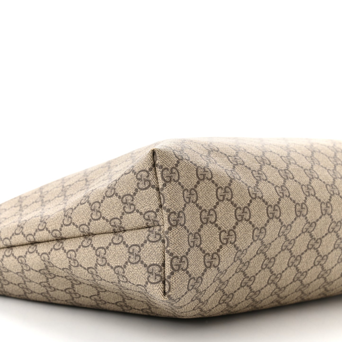 GG Plus Monogram Medium Signature Web Loop Tote Light Brown