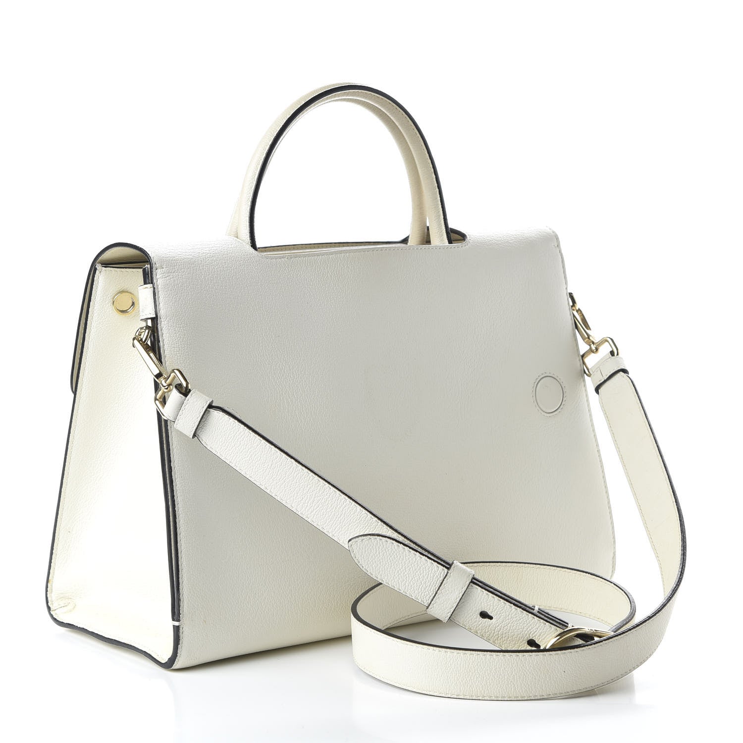 Christian Dior Goatskin Medium Diorever Flap White 3 of 10