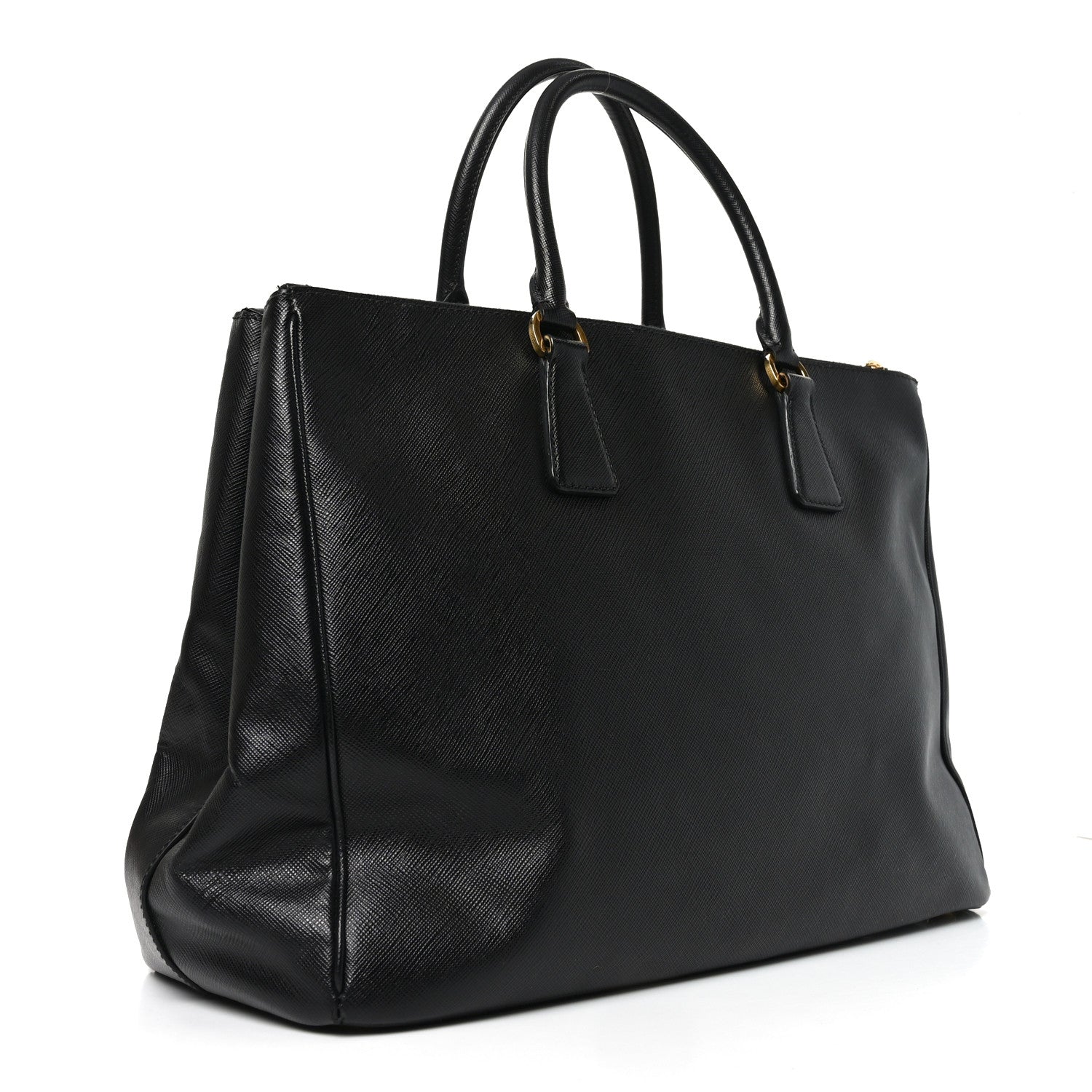Prada Saffiano Lux Large Galleria Double Zip Tote Black 3 of 9