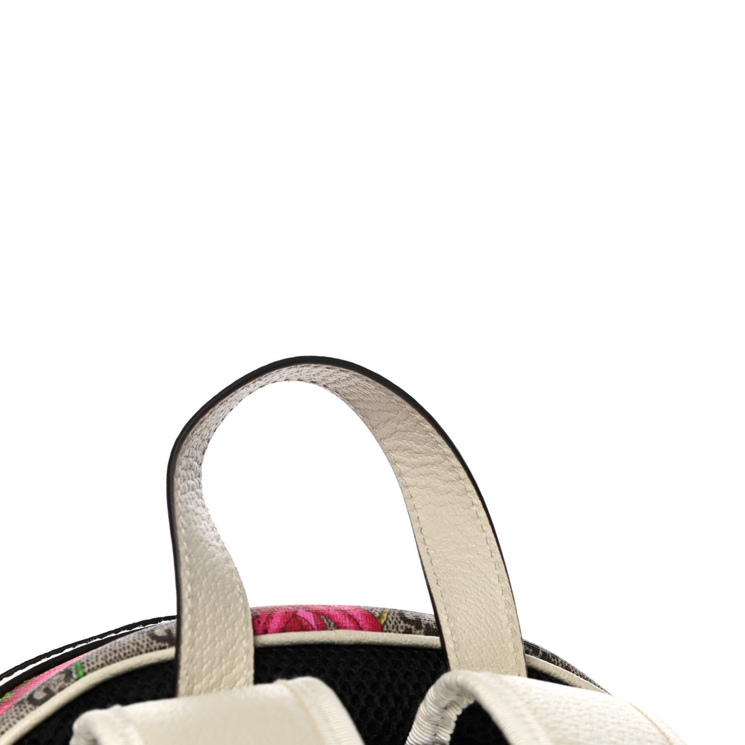 Gucci GG Supreme Monogram Flora Web Small Ophidia Day Backpack White 15 of 19