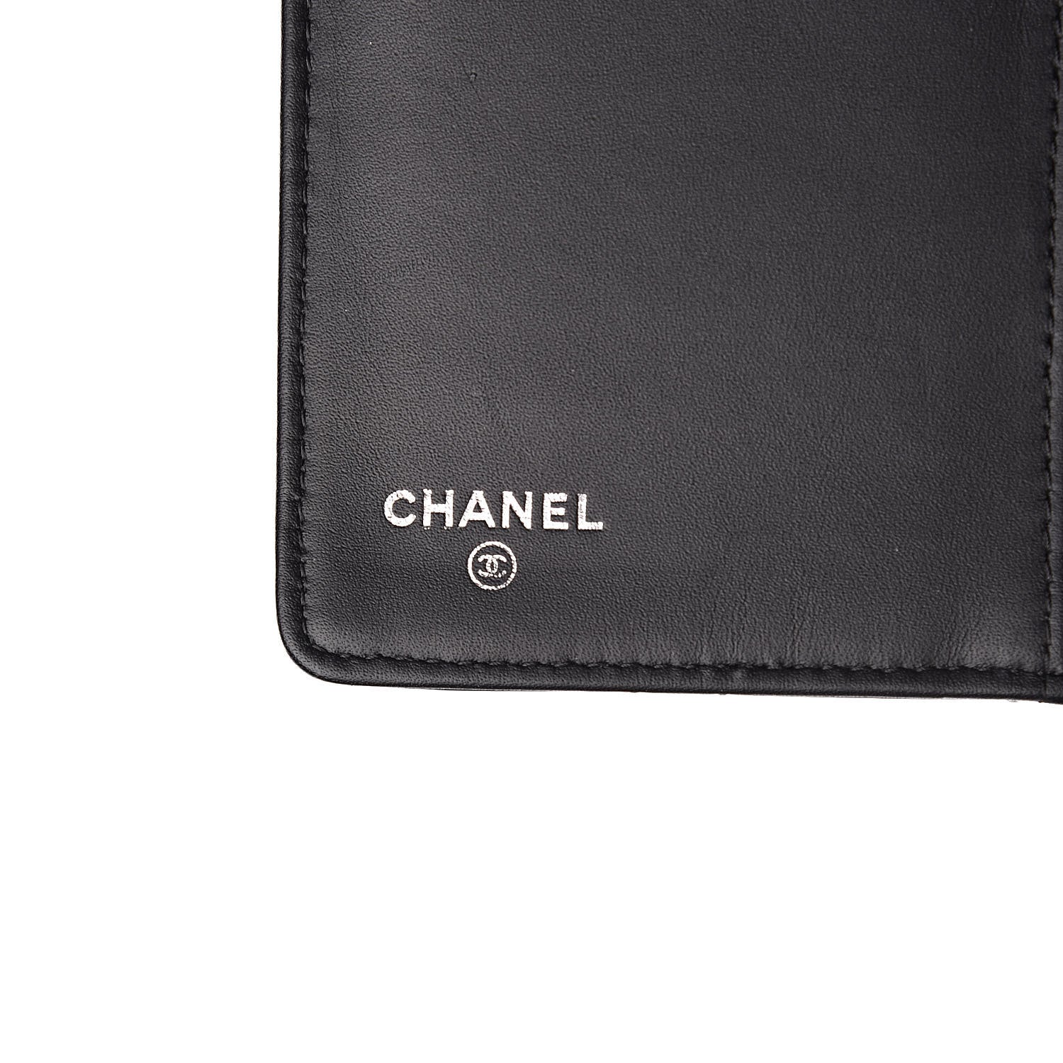 Chanel Patent Quilted Brilliant Yen Wallet Black 6 of 9