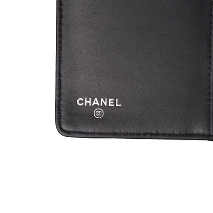 Chanel Patent Quilted Brilliant Yen Wallet Black 6 of 9