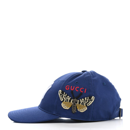 Gucci X MLB Cotton NY Yankees Baseball Hat 57-61 Blue 4 of 10