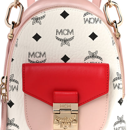 MCM Vistetos X-Mini Patricia Backpack Block Pink 6 of 8