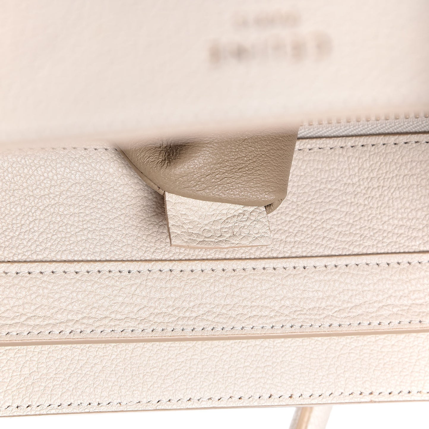 Goatskin Micro Luggage White