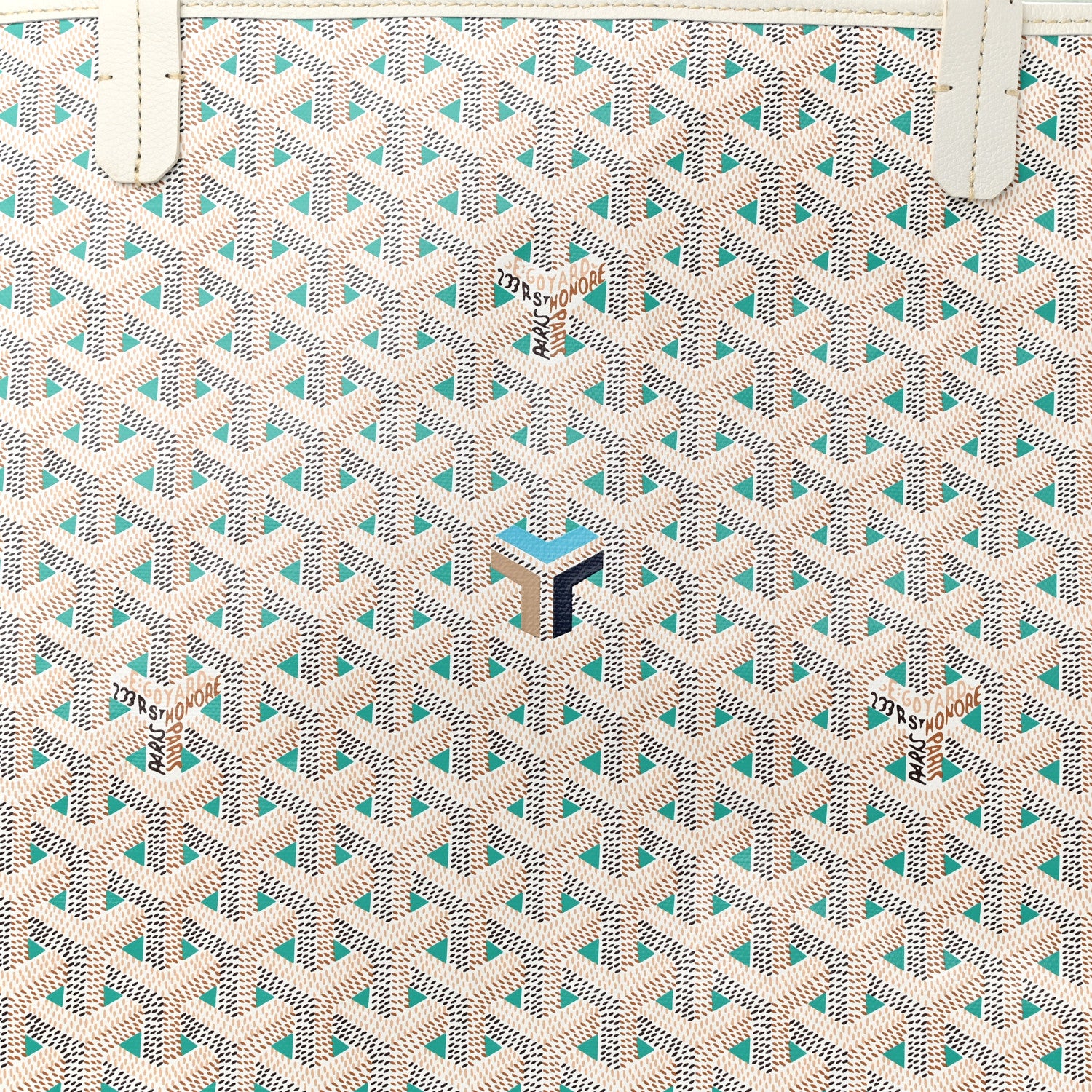 Goyard Goyardine Saint Louis Claire Voie GM White Opaline 9 of 11