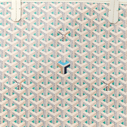 Goyard Goyardine Saint Louis Claire Voie GM White Opaline 9 of 11