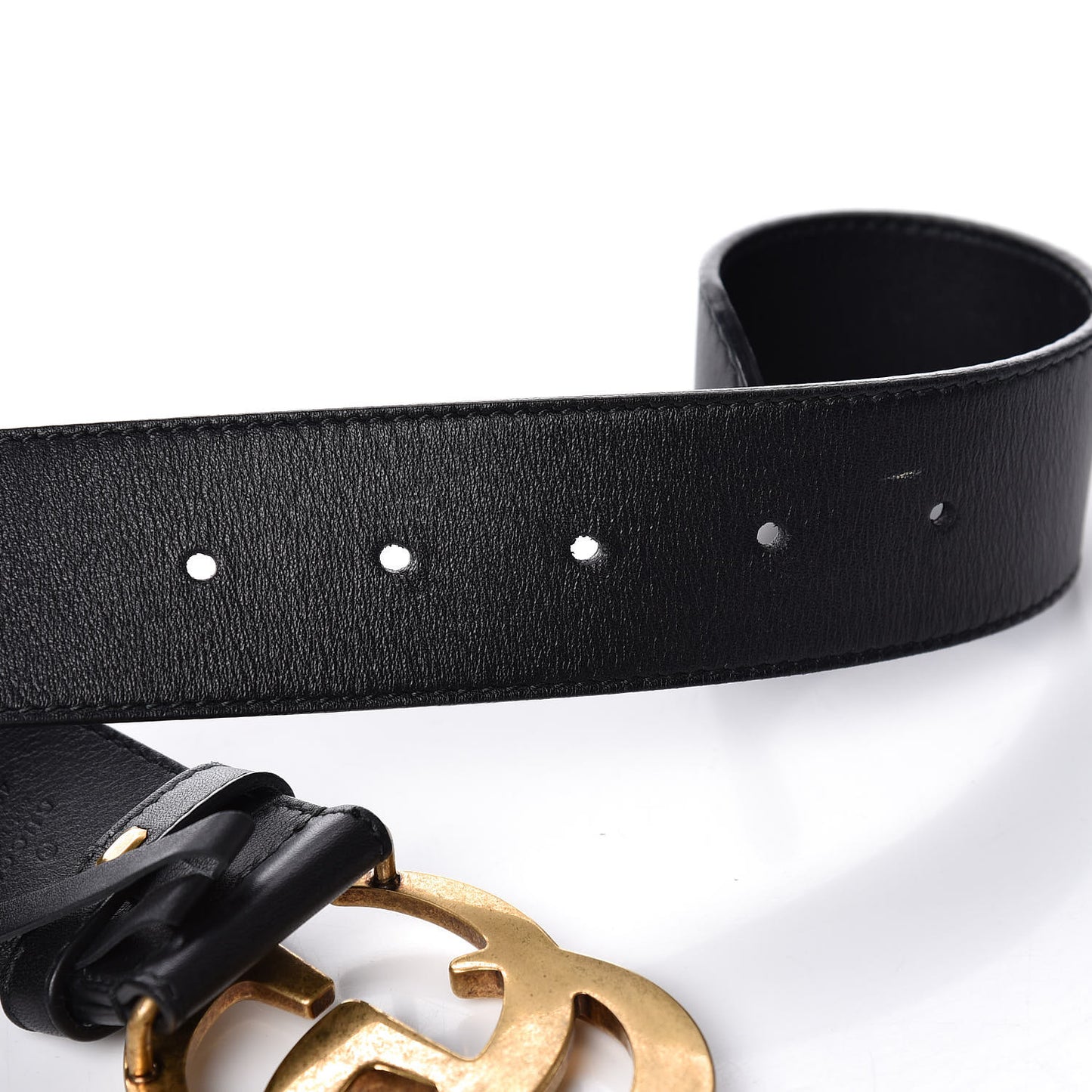 Calfskin Double G 40mm Belt 80 32 Black