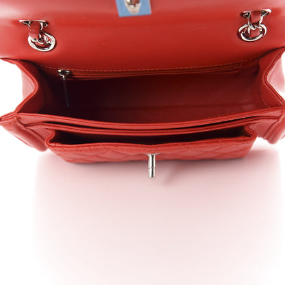 Chanel Lambskin Quilted Small Geometric Flap Red 4 of 9