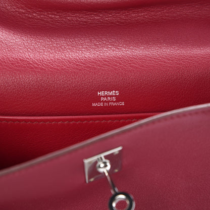 Hermes Swift Kelly Pochette Clutch Rubis 6 of 13