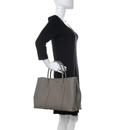 Hermes Vache Country Garden Party 36 MM Gris Asphalte 2 of 11