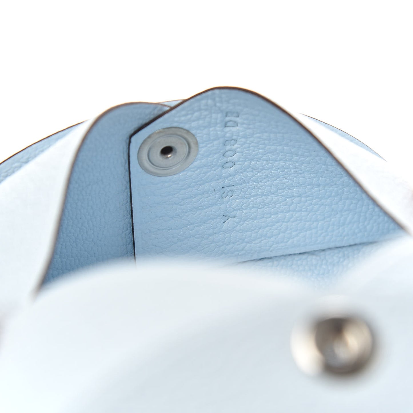 Chevre Mysore Calvi Card Case Bleu Brume