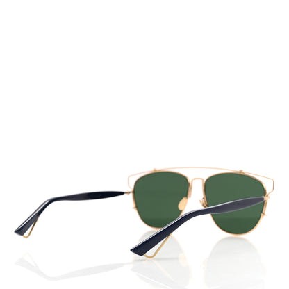 Christian Dior Technologic Sunglasses Gold Blue 3 of 10