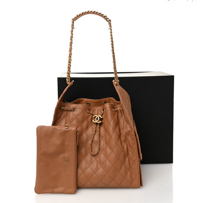 Chanel Caviar Quilted Medium Chanel 25 Handbag Brown 12 of 12