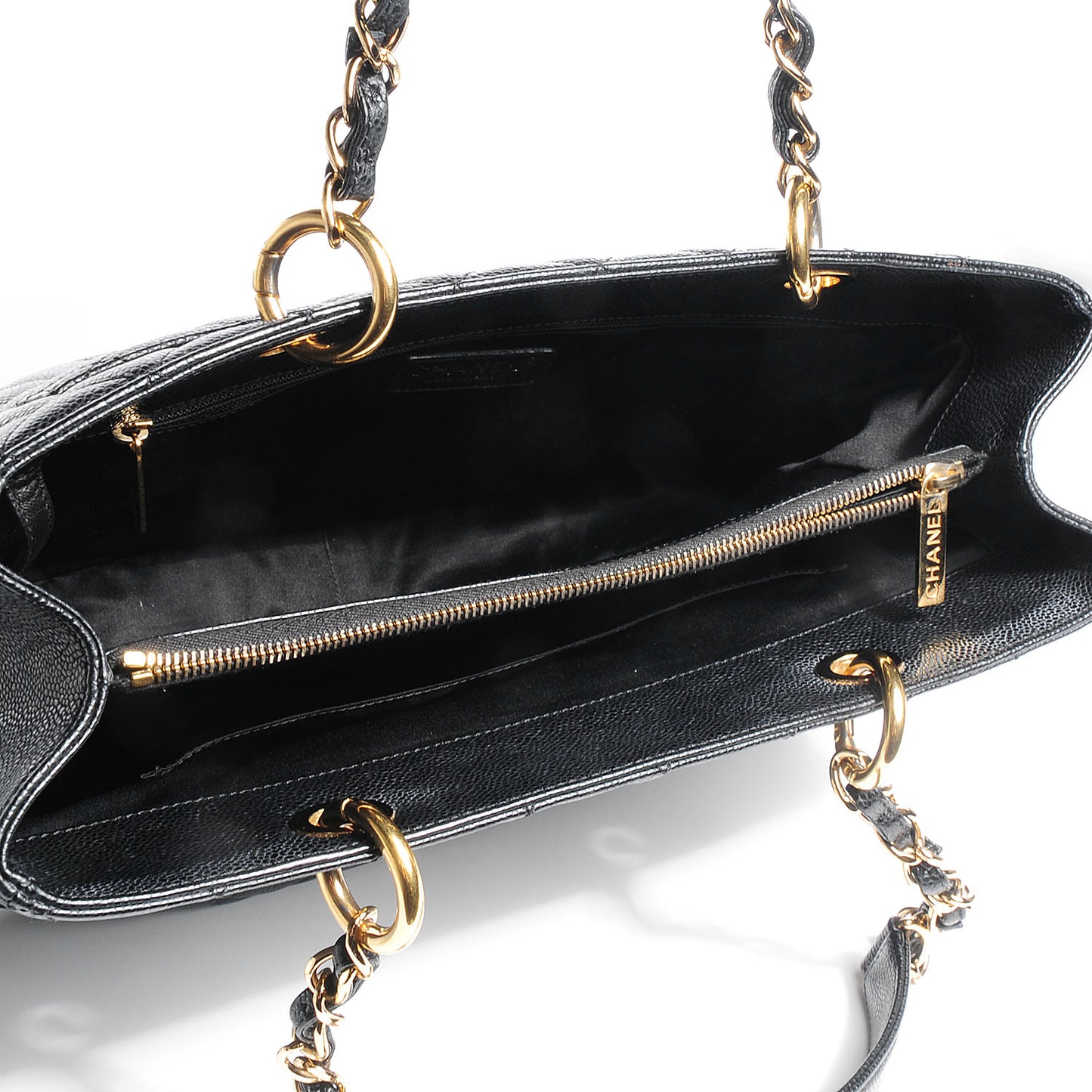 Caviar Grand Shopping Tote GST Black