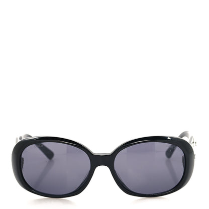 Chanel Camellia CC Sunglasses 5113 Black 2 of 8