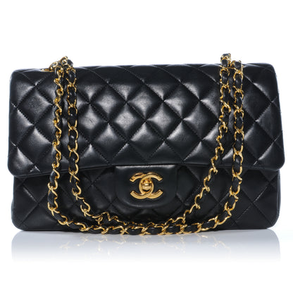 Chanel Lambskin Medium Double Flap Black 1 of 10