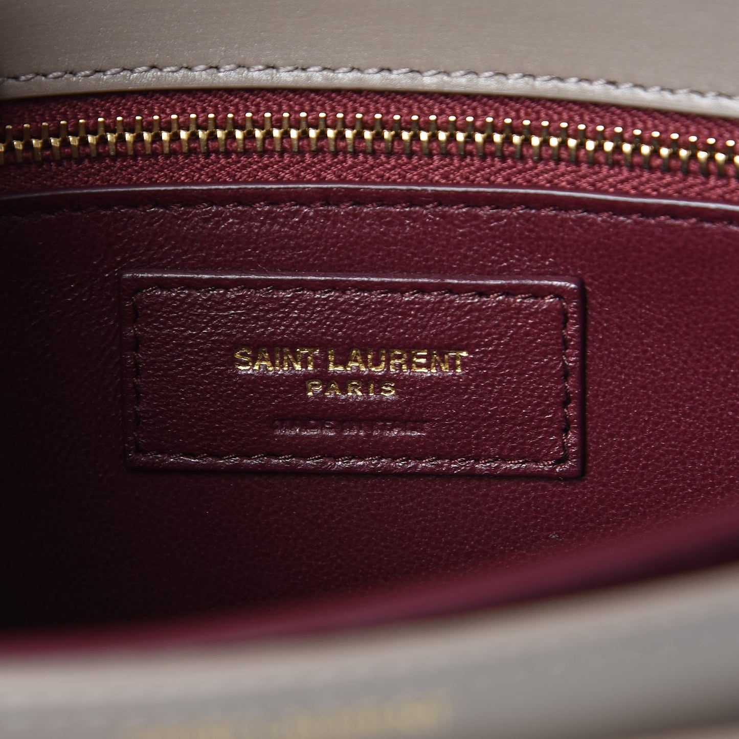 Calfskin Monogram Cassandra Clasp Bag Mink Rouge Legion