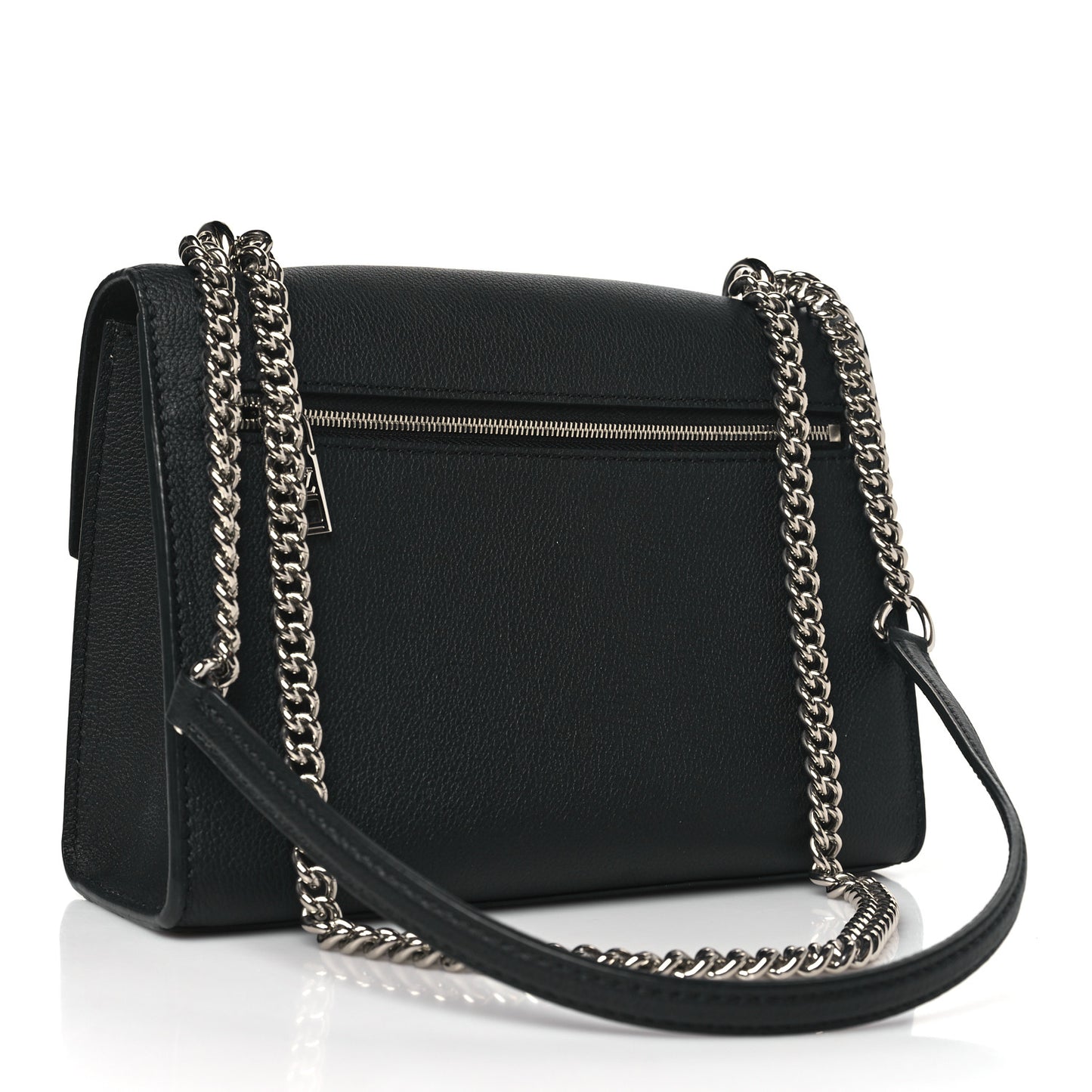 Soft Calfskin My Lockme Chain Bag BB Black