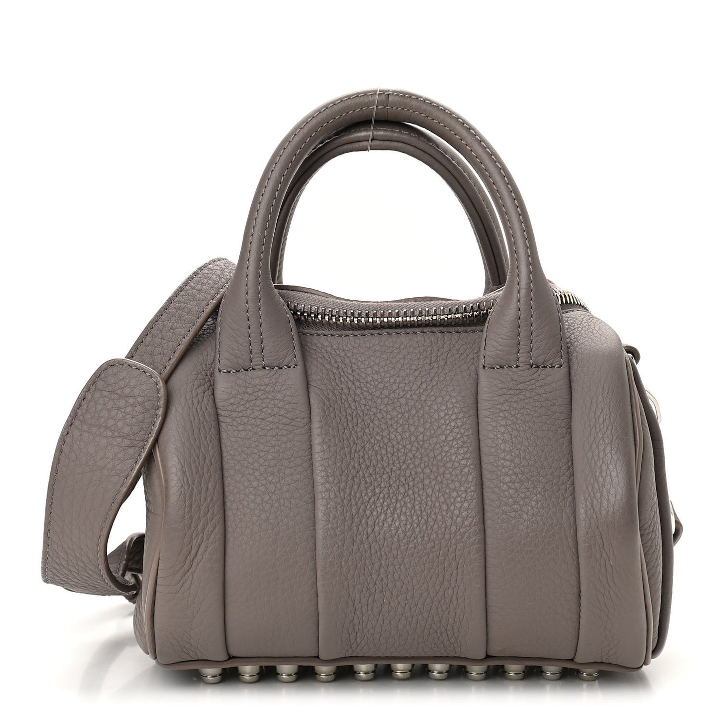 Pebbled Lambskin Mini Rockie Mink Silver Hardware