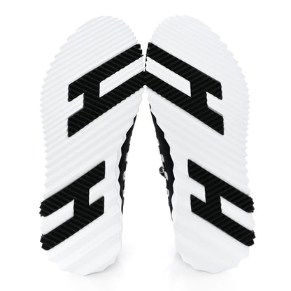 Hermes Knit Womens Flex Bolduc Sneakers 35 Black White 5 of 9