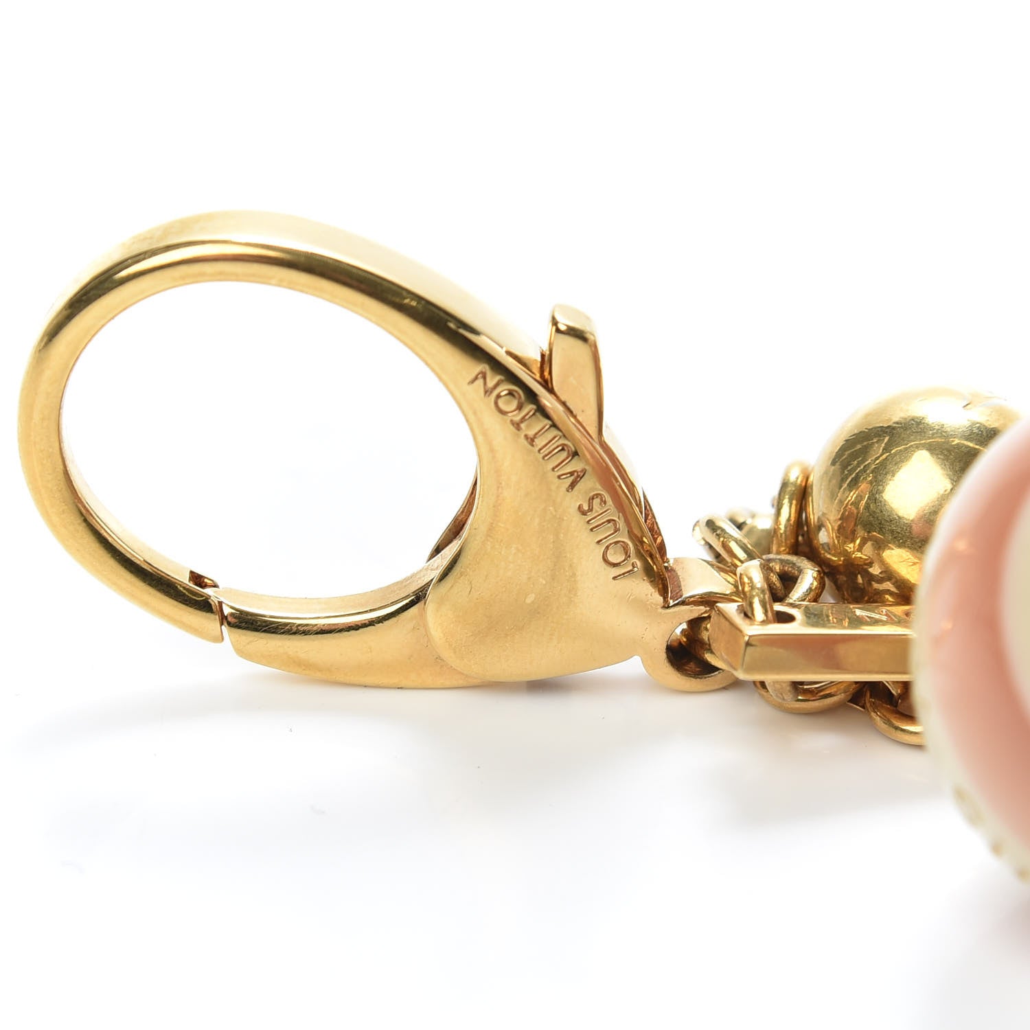 Louis Vuitton Mini Lin Croisette Bag Charm Pink 3 of 3