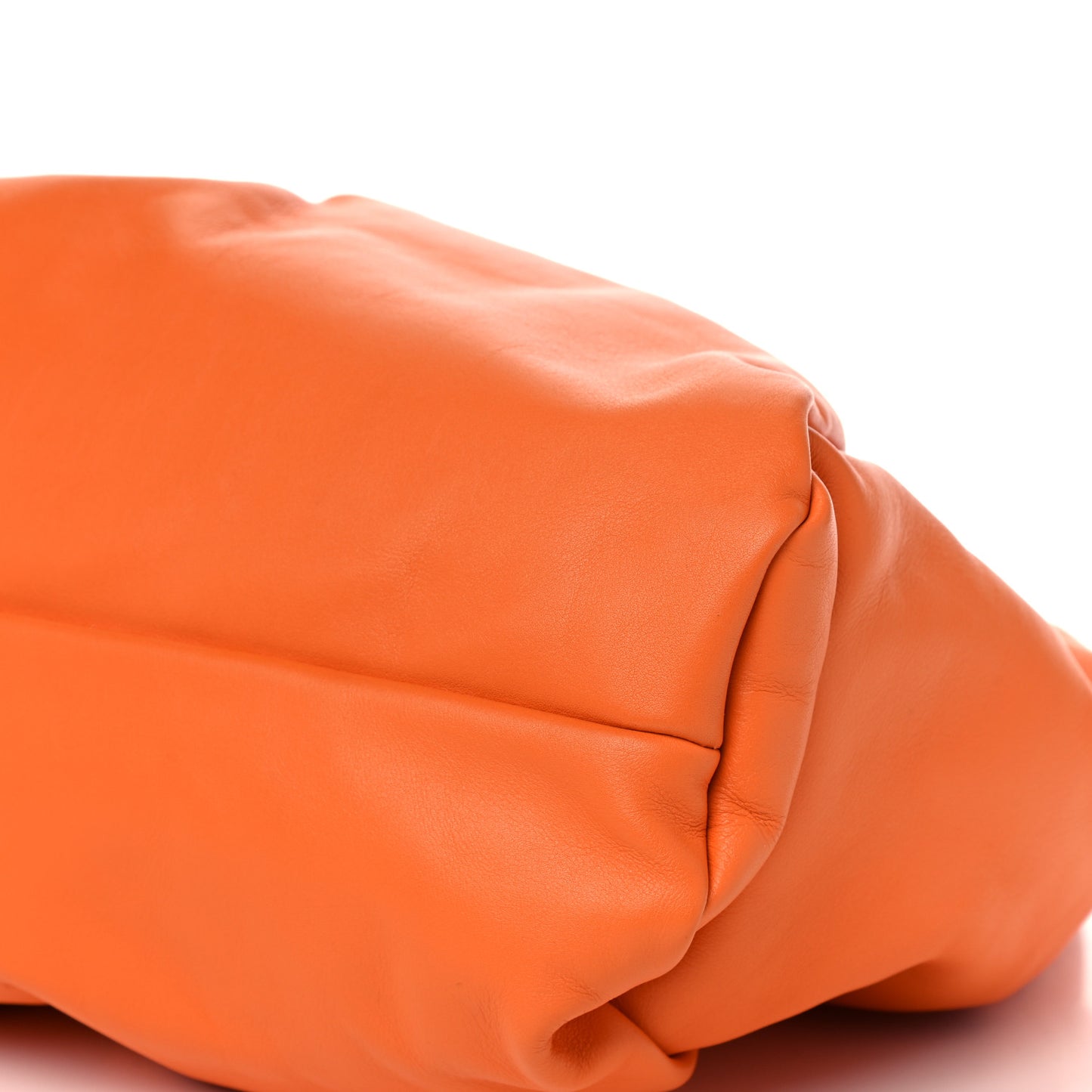 Smooth Butter Calfskin Small The Shoulder Pouch Light Orange