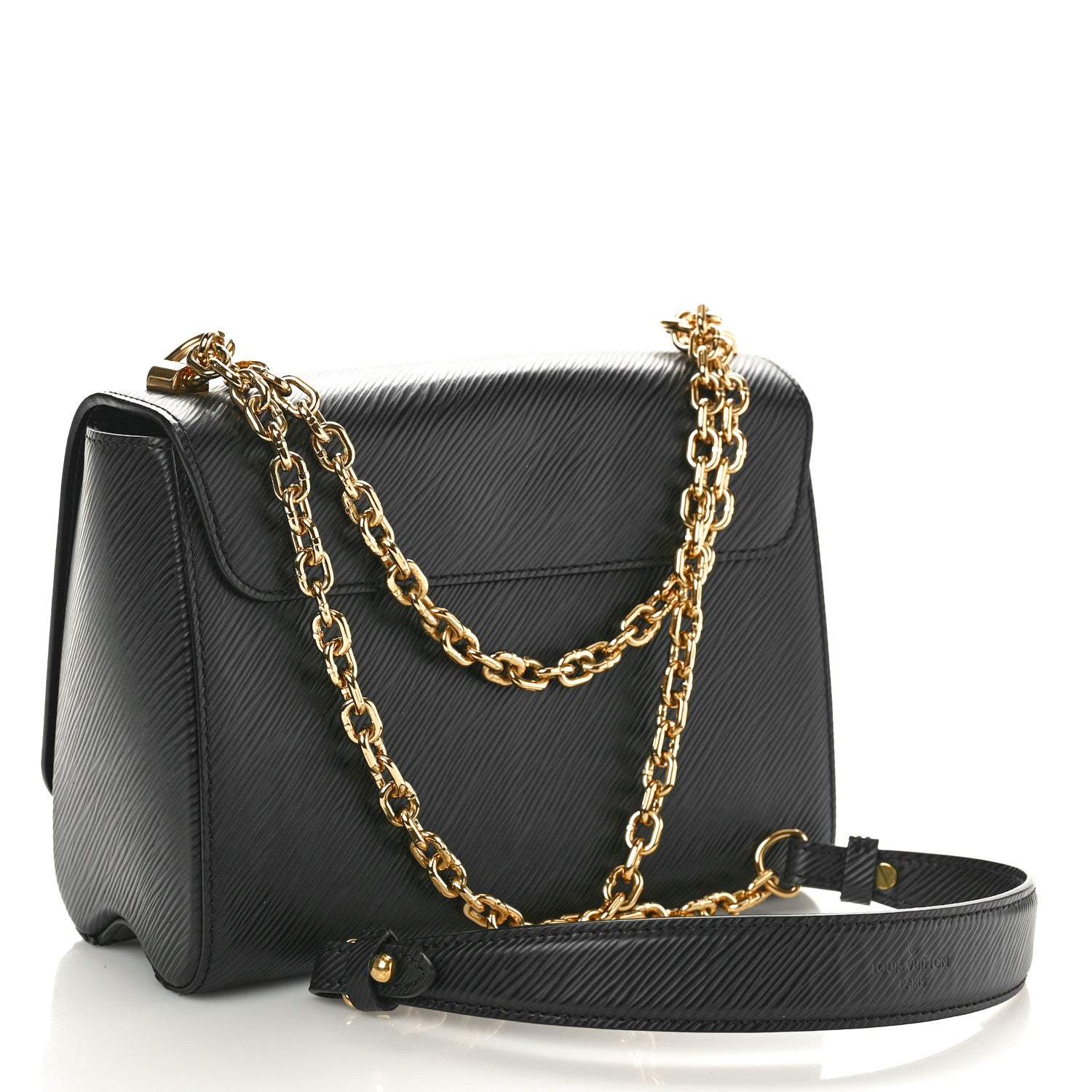 Louis Vuitton Epi Twist Shoulder Bag MM Black 3 of 9
