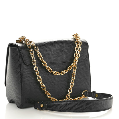 Louis Vuitton Epi Twist Shoulder Bag MM Black 3 of 9