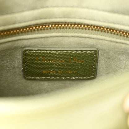 Christian Dior CHRISTIAN DIOR Metallic Lizard Mini Lady Dior Green 6 of 10