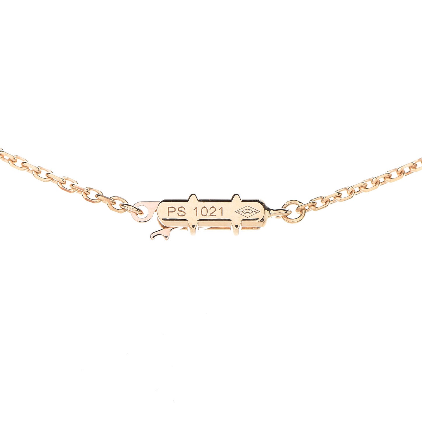18K Yellow Gold Diamond Hearts And Symbols Pendant Necklace