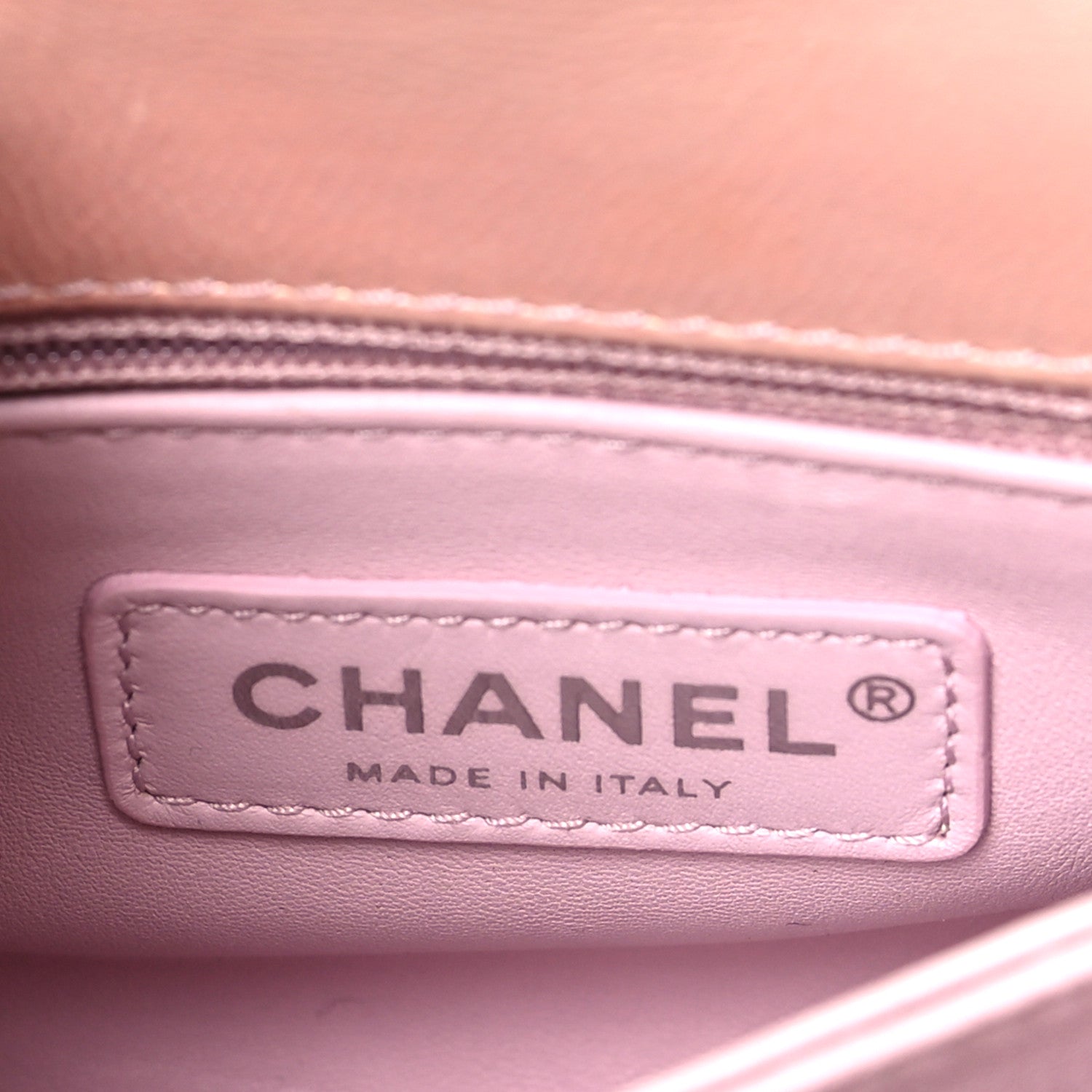 Chanel Iridescent Caviar Quilted Extra Mini Coco Handle Flap Light Pink 6 of 10