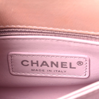 Chanel Iridescent Caviar Quilted Extra Mini Coco Handle Flap Light Pink 6 of 10