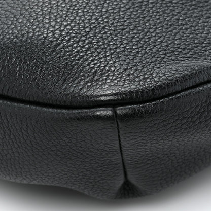 Gucci Grained Calfskin Logo Belt Bag Black 10 of 12