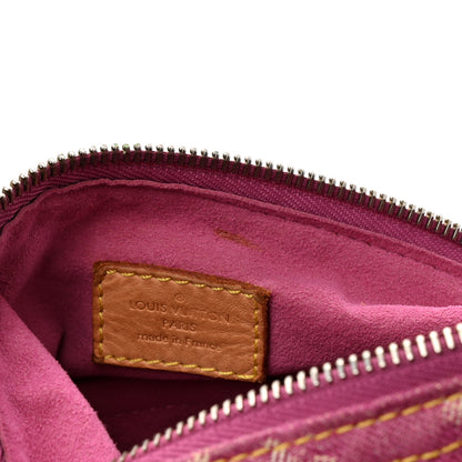 Louis Vuitton Denim Baggy PM Fuchsia 13 of 13