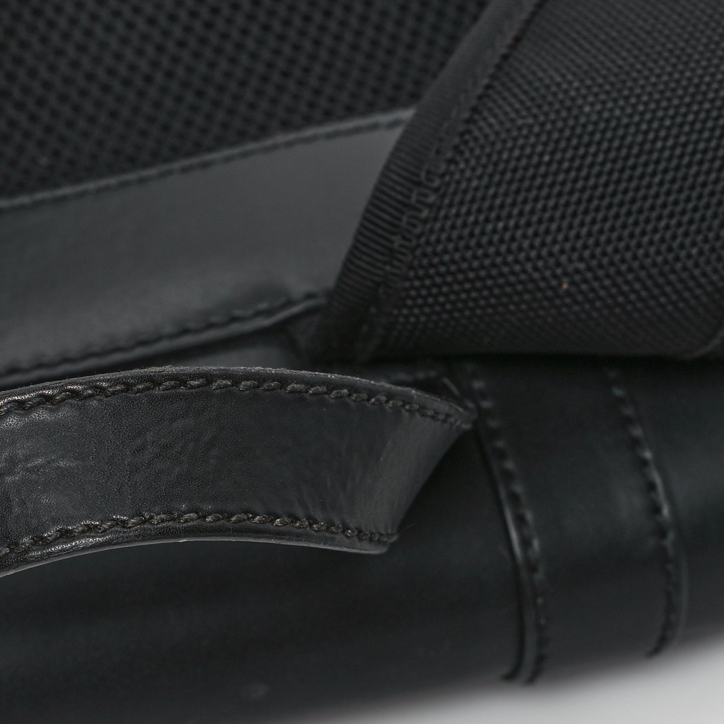 Soft GG Supreme Monogram Calfskin Web Double Buckle Backpack Black