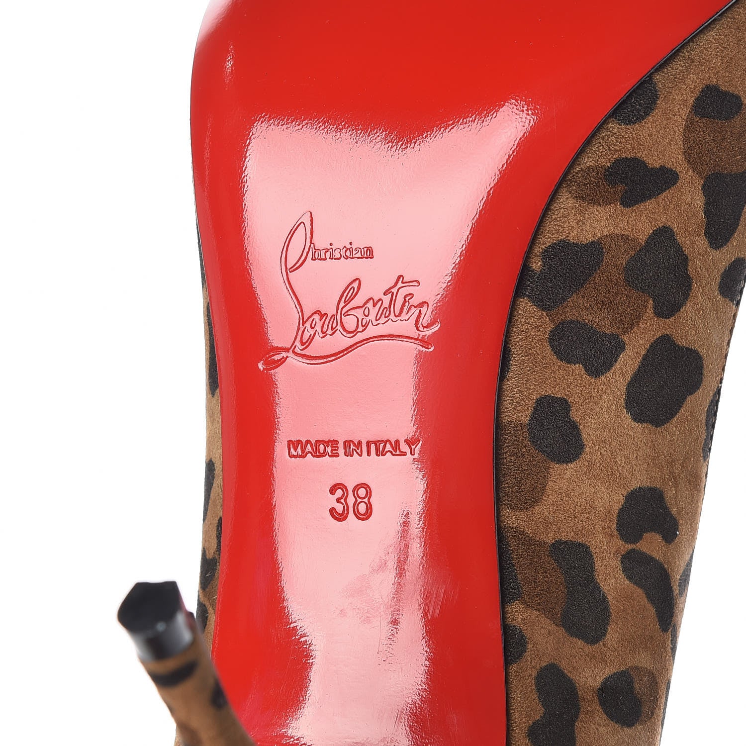 Christian Louboutin Veau Velours Clare 80 Pumps 38 Caramel 6 of 8