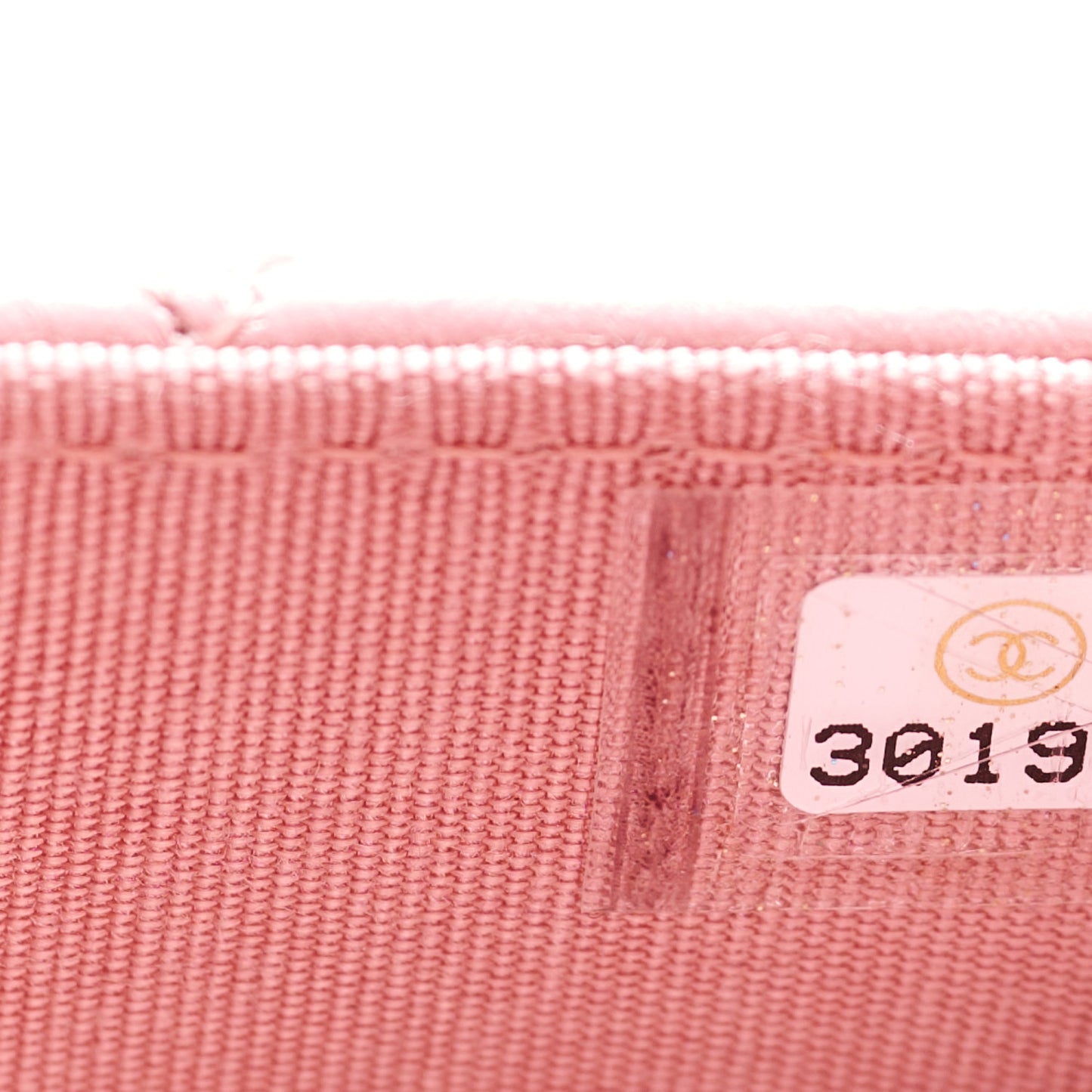 Metallic Lambskin Quilted Boy Card Holder Wallet Pink