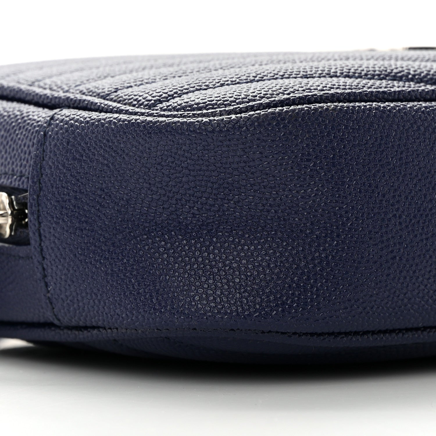 Saint Laurent Grain De Poudre Matelasse Monogram Mini Lou Camera Bag Azure Blue 9 of 10