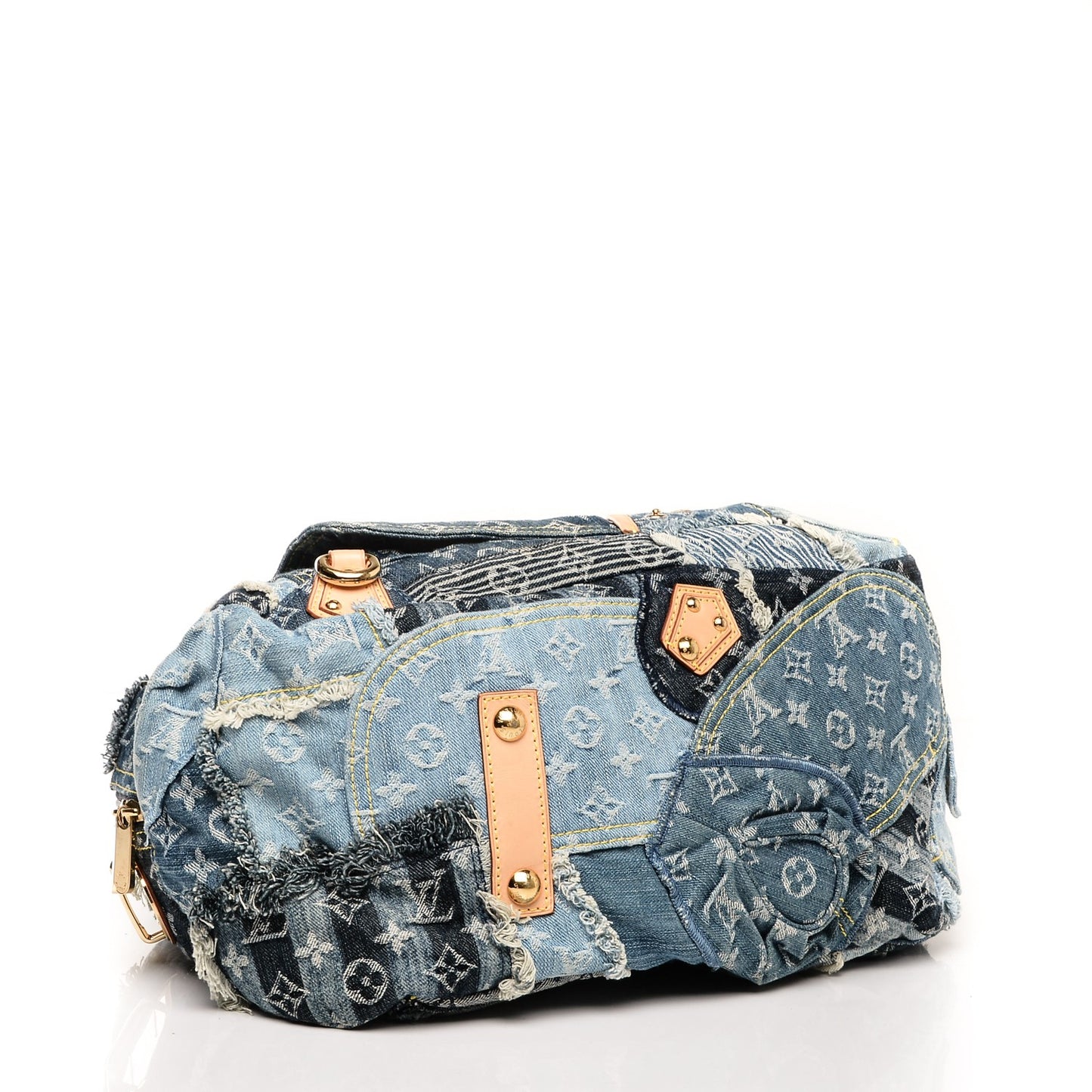 Denim Patchwork Bowly Blue