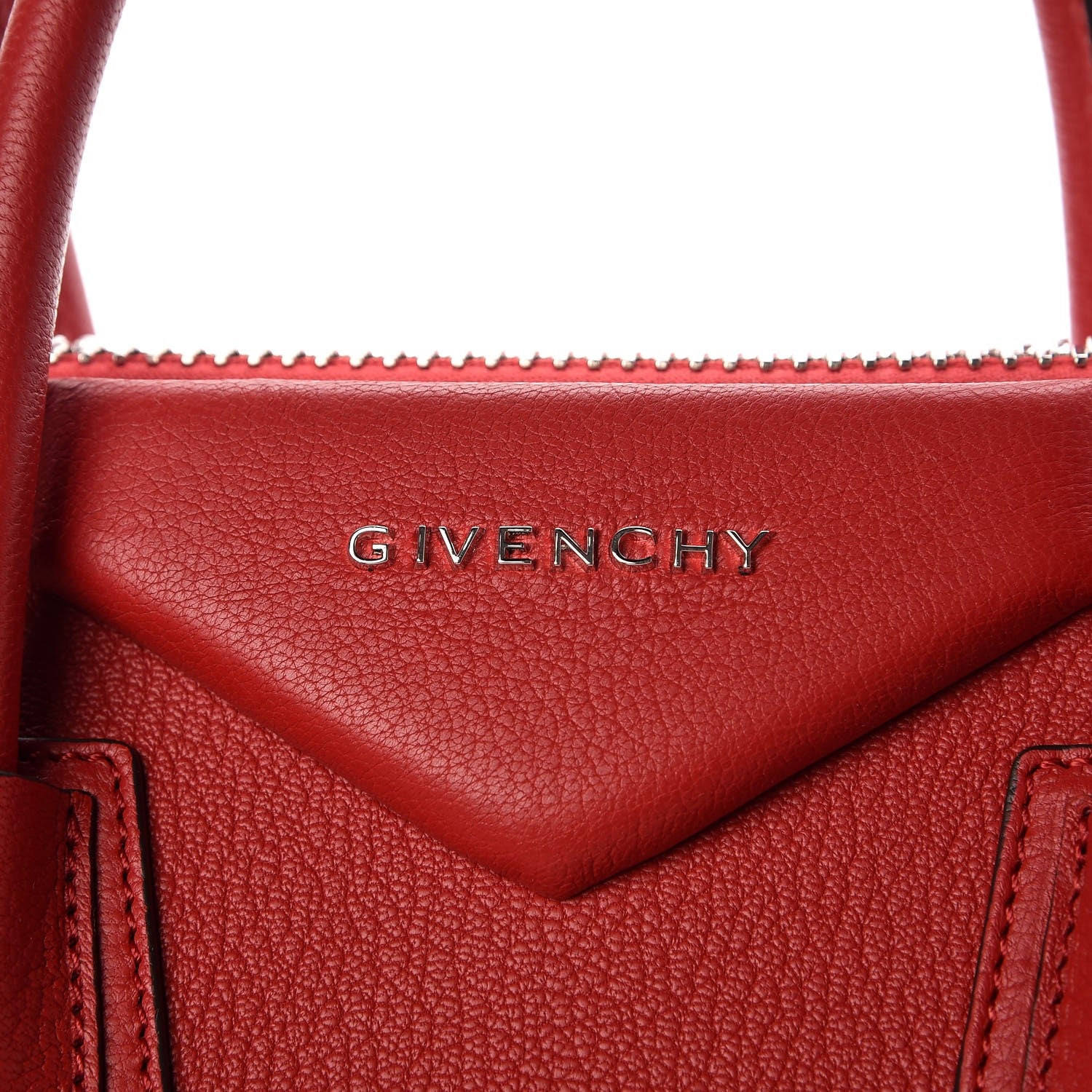 Givenchy Sugar Goatskin Small Antigona Red 7 of 11