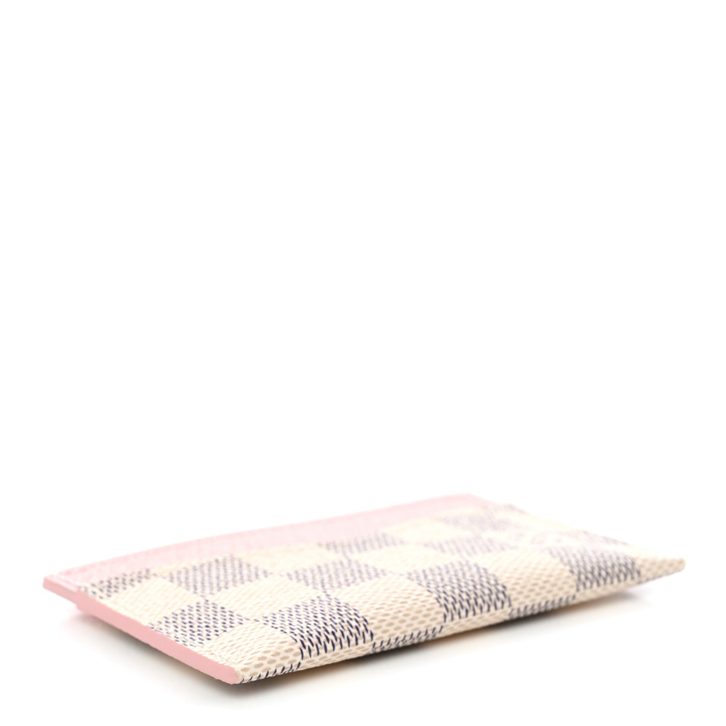 Damier Azur Daily Card Holder Rose Ballerine